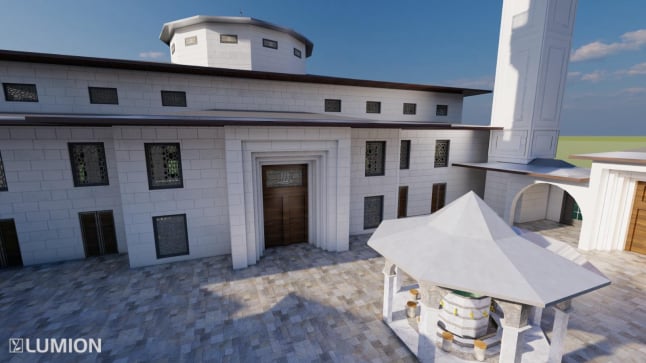 İmamı Gazali Külliyesi’nde cami ana kubbe ve minare temellerinin yapımı