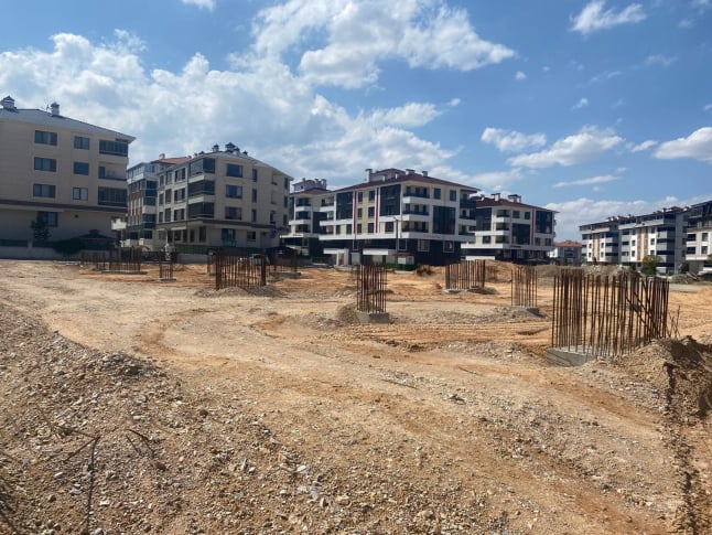 İmamı Gazali Külliyesi’nde cami ana kubbe ve minare temellerinin yapımı
