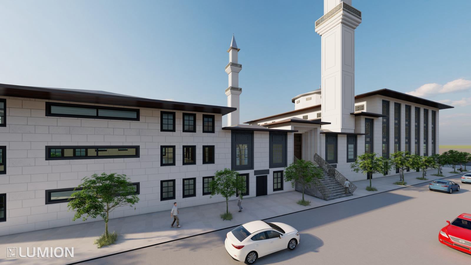 İmamı Gazali Külliyesi’nin dernek binasından görünüm